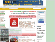 Tablet Screenshot of hirdetek.net